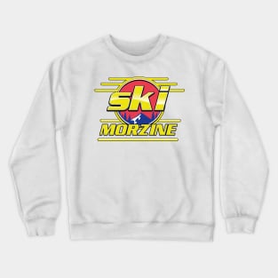 Morzine France Ski 80s logo Crewneck Sweatshirt